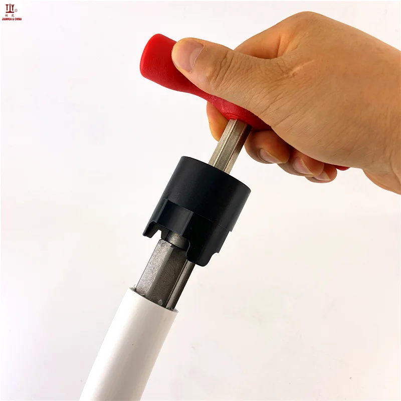 1PCS Inside And Outside PE Tube Reamer Rounder Hand Reamer Chamfer Cutter, Aluminum Plastic Pipe Multifunctional Paring Knife