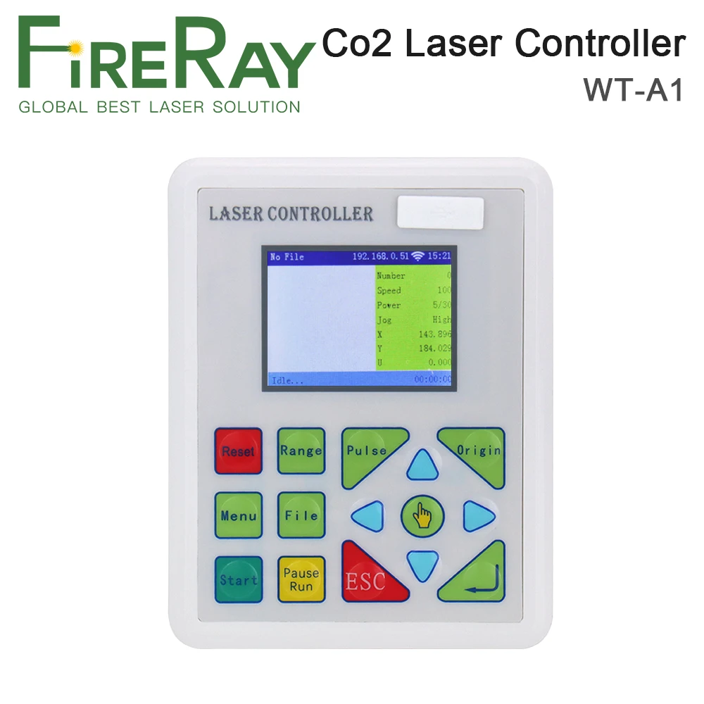 FireRay Co2 sterownik laserowy System Co2 maszyna do laserowego cięcia i grawerowania K40 laserowe 3020 6040 wymiana Ruida Leetro sterownik