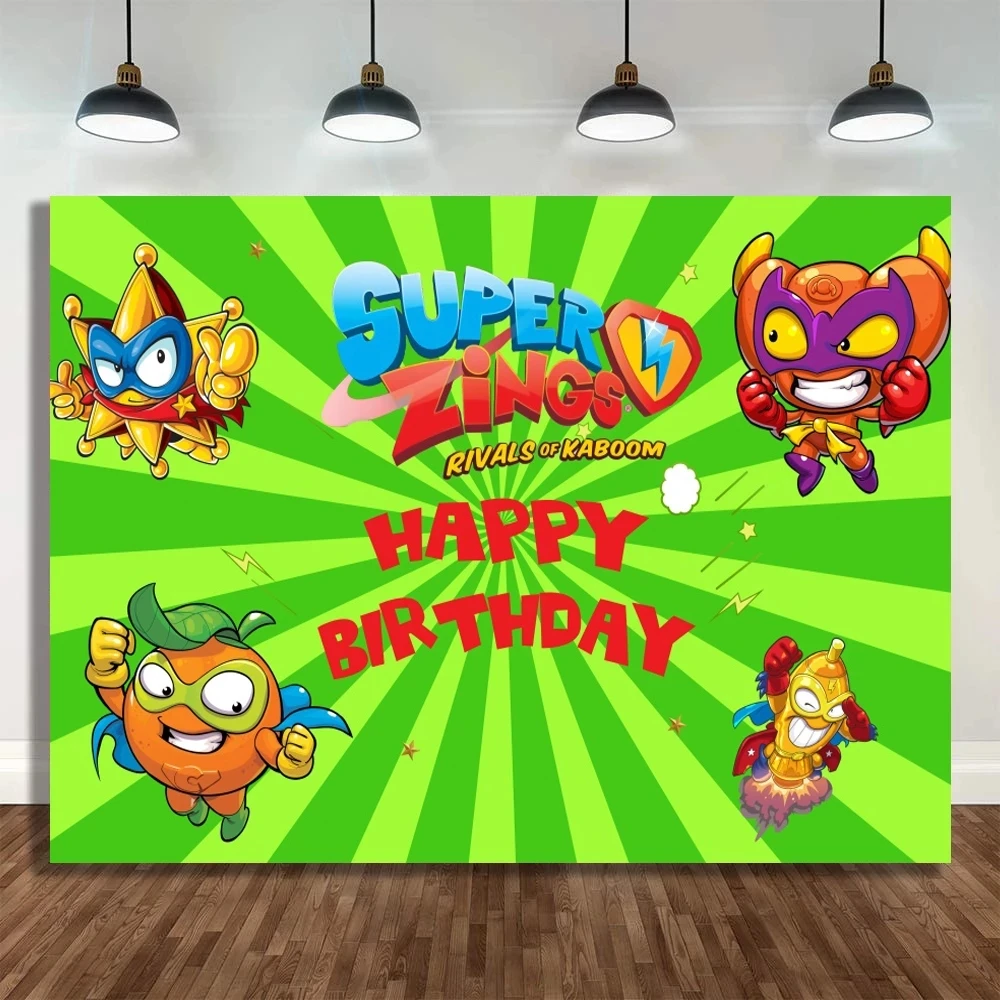 سوبر زينغ البرق لعبة موضوع حفلة صور خلفية أعمى هدية صندوق أطفال الأسرة حفلة عيد ميلاد الخلفيات اللعب ديكور للطاولات