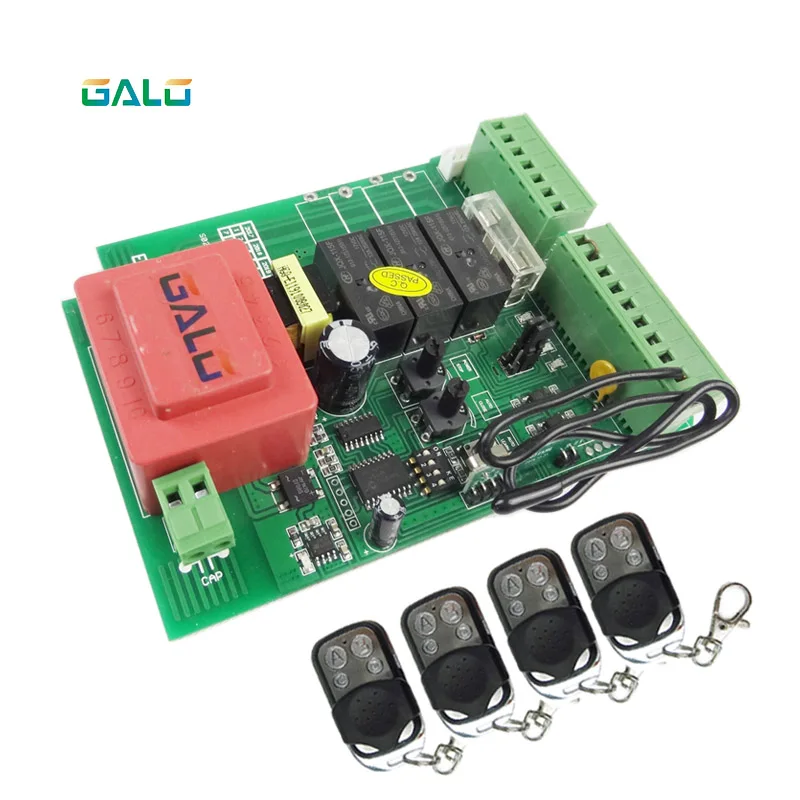 Sliding gate opener motor control unit PCB controller circuit board electronic card for KMP series