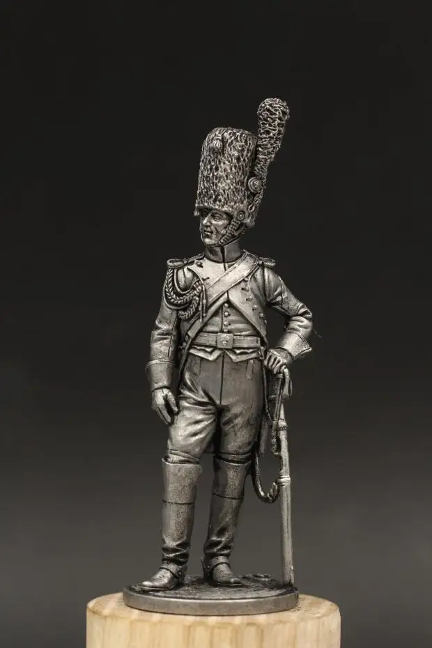 France Guard Grenadier Figurines Tin Metal Modern Soldier Model Napoleon War High Heels Gods Battle-Fighting Veteran Collection