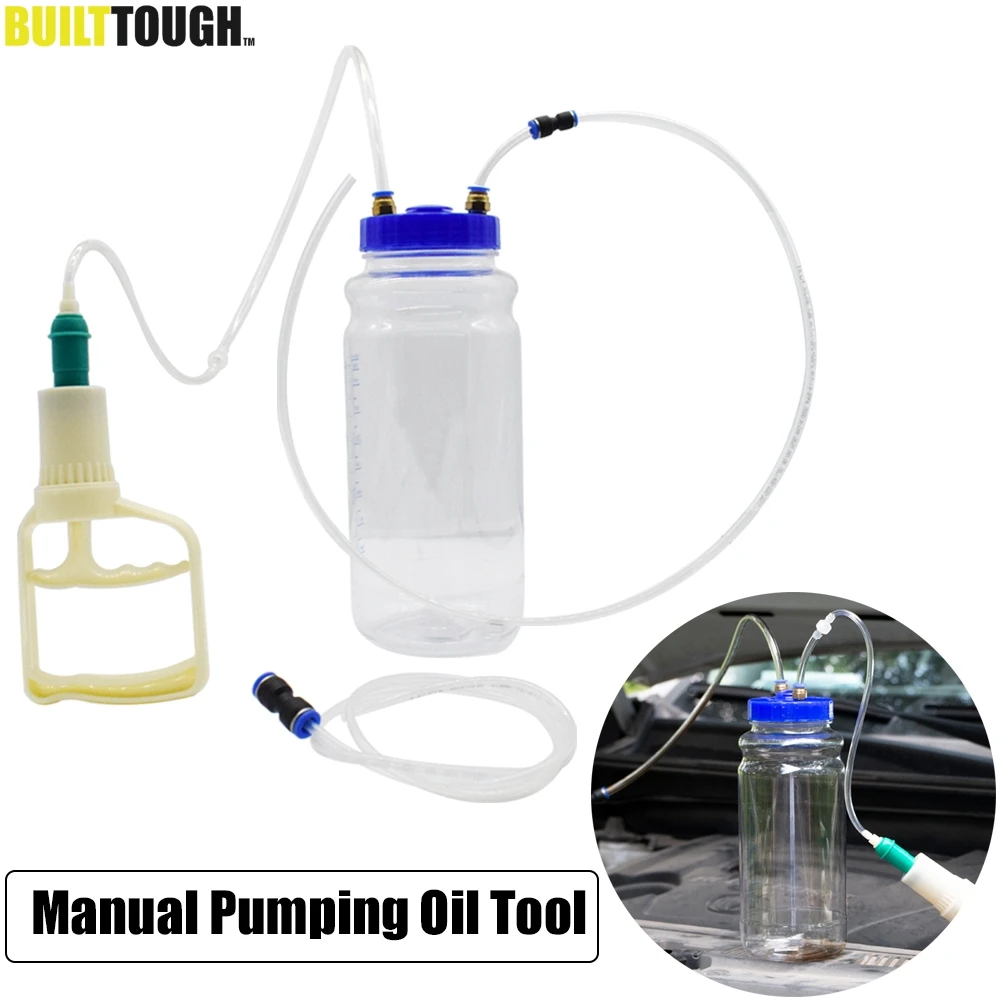 Universal Oil Change Artifact Manual Hand Pump Engine Suction Vacuum Car Truck Van Moto Maintenance Tool 2L Bottle Storage Hose