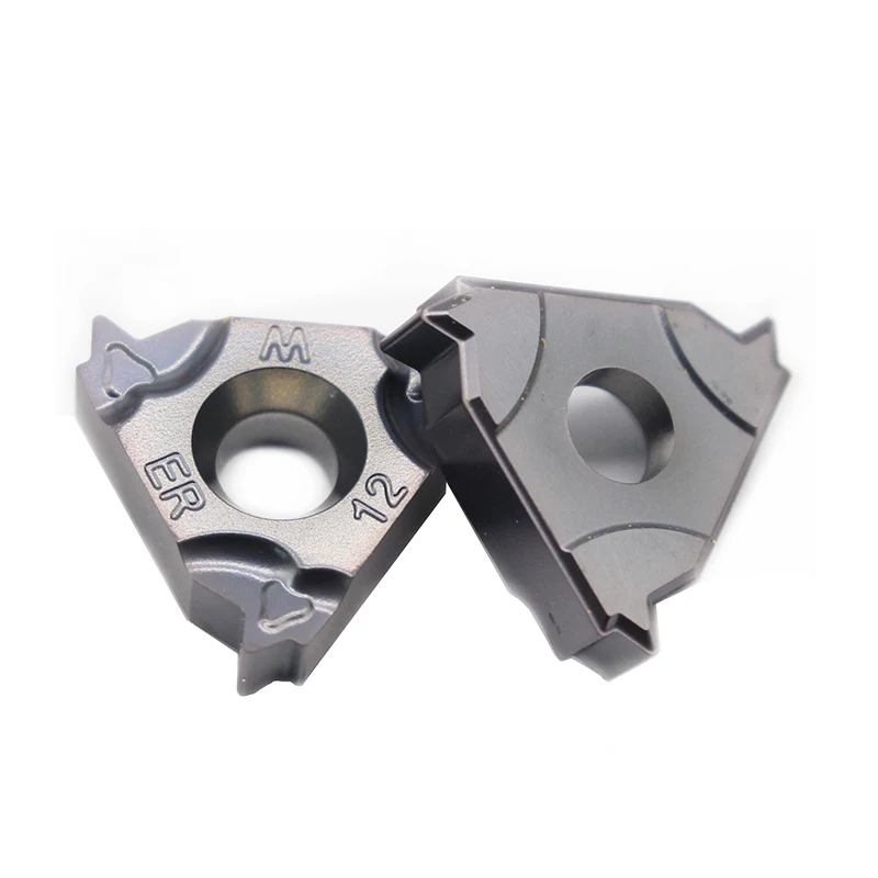 10pcs Thread 16ERM 12W IC908 Carbide CNC Threaded Carbide Inserts Thread Lathe Turning Blade Tool Tungsten Carbide Insert