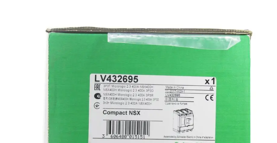 

NSX400H MIC2.3 400A 3P LV432695 new and original