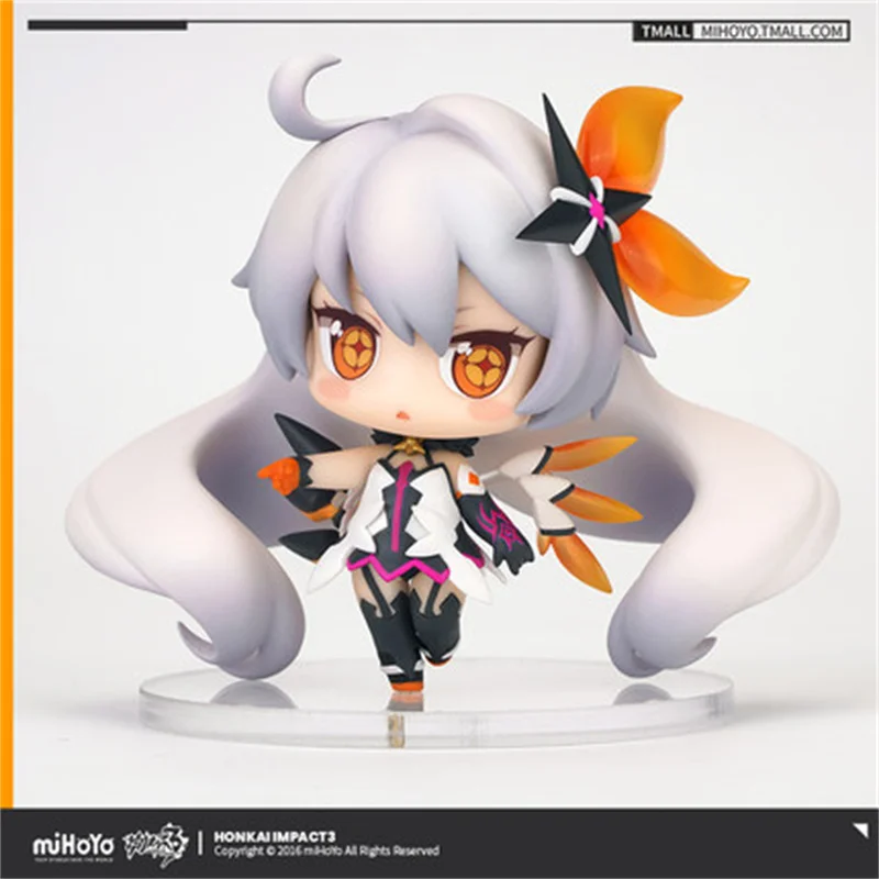 

Anime Game Honkai Impact 3 COSPLAY Kiana·HERRSCHER OF THE VOID Q Version Figure Desktop Decoration Gift