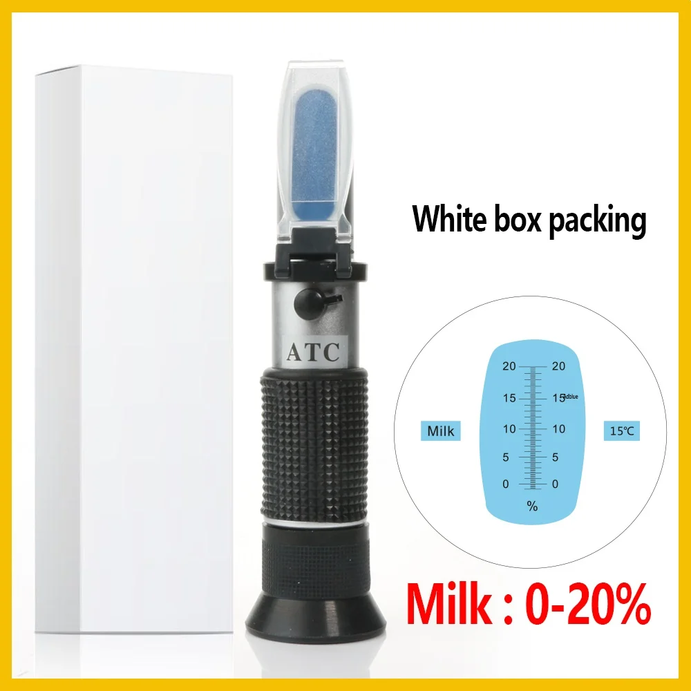 RZ 0-20% Milk Brix Tester Meter Measurement Accuracy  Milk Refractometer Handheld Tool RZ128