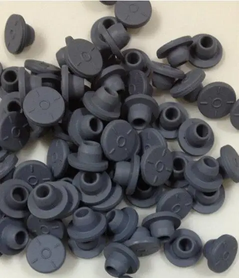 

1000pcs/lot 13mm Butyl Rubber Stopper Plug For Medical Glass Bottle Vials Rubber Sealing Injection Vials Stopper