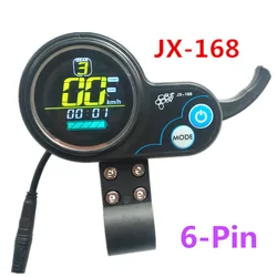 Instrumento de aceleración de JX-168 para patinete eléctrico continental, controlador de 36V, regulador de pantalla LCD, accesorios de acelerador