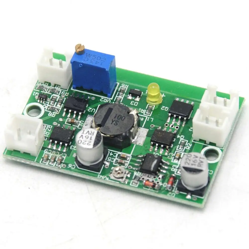 placa ajustavel do excitador para o modulo do diodo laser 200mw3500mw 405nm 450nm 520nm 35w 12v w ttl 01