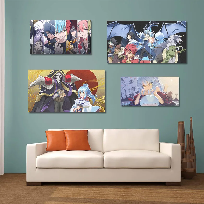 That Time I Got Reincarnated As A Slime Wall Art Decoration prints Canvas for Dorm living room Home kids bedroom decor Painting