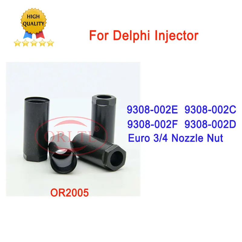 ORLTL Auto Diesel Engine Injecctor Spare Parts 9308-002E NOZZLE NUT ASSEMBLING and 9308002E Nozzle Connector Nut