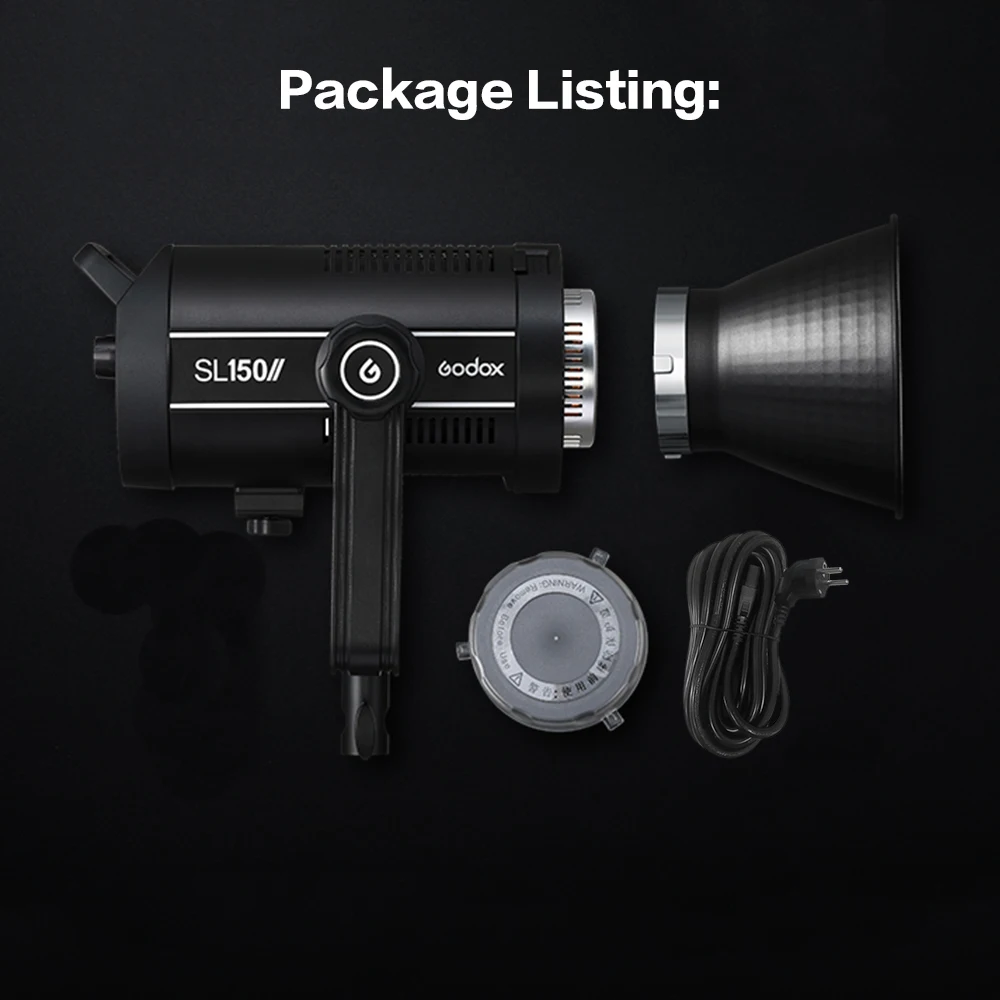 Godox SL150ii LEDビデオライト Bowensマウント Amazon | GODOX SL150II撮影ライト LEDライト ファンノイズ無し Bowens