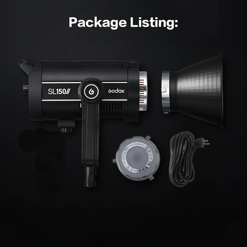 Godox SL-150W LEDライト 2台セット Had58d8aa1e124589aec937ecb75e7