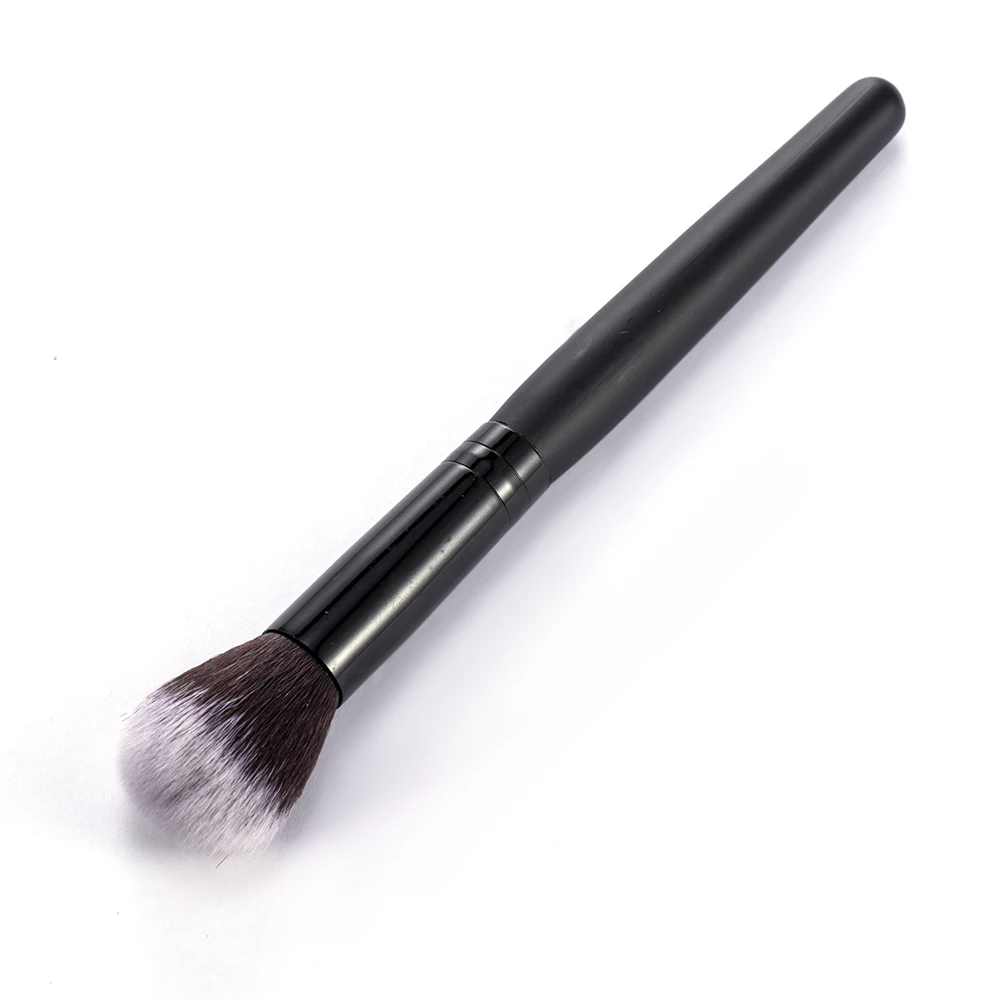 1pcs Professional Beauty Powder Brush Foundation Concealer Contour Powder Brush Wood Black Handle Makeup Cosmetic Tools