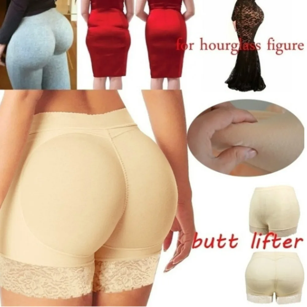 Frauen gepolsterte Hosen Unterwäsche Butt Lifter Enhancer gefälschte Gesäß Body Shaper Lady Lift Bum hohe Taille Bauch Kontrolle Hüfte Höschen