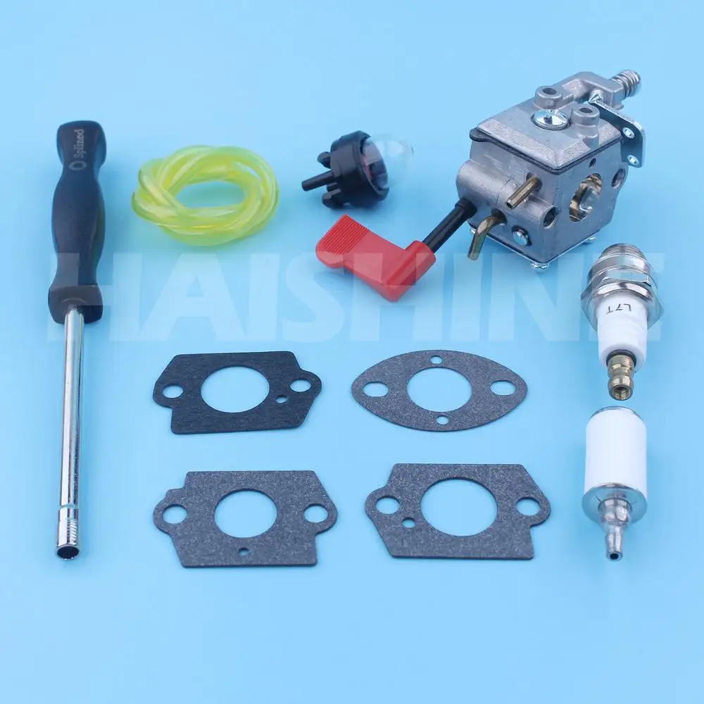 Imagem -05 - Kit de Carburador para Artesão Poulan Ppmel Pp336 Pp036 Pp136 32cc Aparador de Gás Pp445 Pp446t Polo Podador Walbro Carb 60 cm