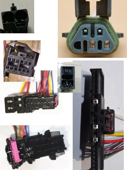 5-1924856-1 Automotive wiring harness plug ECU multimedia plug Rear view mirror The door plug headlights The connector  USED