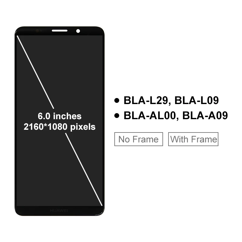 Choice For Huawei Mate 10 Pro LCD Display BLA-L09 Touch Screen Digitizer For Huawei Mate 10 Pro BLA-L29 Display Replacement Part