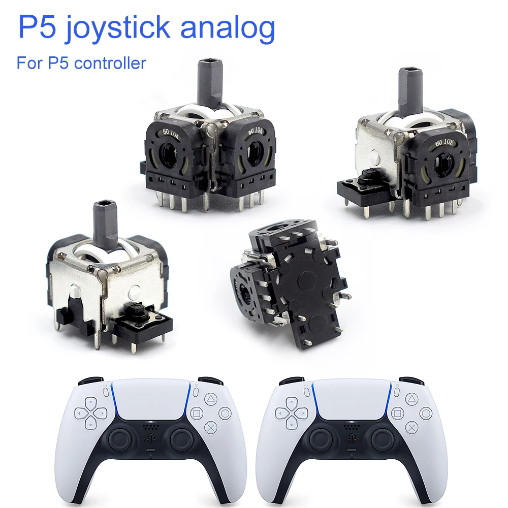 for Play Station 5 PS5 Controller Repair Part 3Pin 3D Analog stick Joystick Sensor Module Replacement