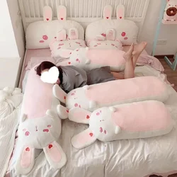 Giant Long Lolita Bunny Stuffed Hug Pillow Pink Rabbit Girl Sleeping Throw Pillow Pregnant Pillow Girlfriend Pillow Christmas