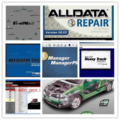 

All Data Pro Alldata 10.53 Moto Heavy Truck Auto Repair Software Hdd 1TB 49IN1
