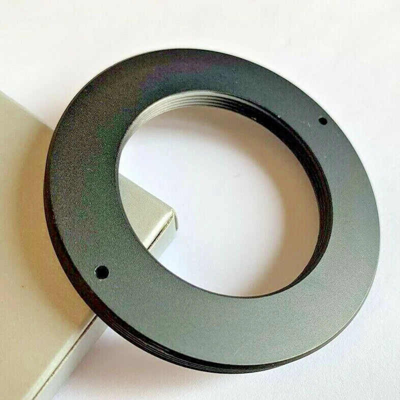 ProScope New M65 x1 to M42 X1 Camera Lens Mount Adapter for Helicoids Flat 65mm-42mm Metal