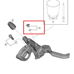 Shimano Mountain Bike MTB Brake Lever Bleed Screw & O-Ring Y8V198030 Y8RM98010 Y8VC98010 Y8WC98010 Y8V398010