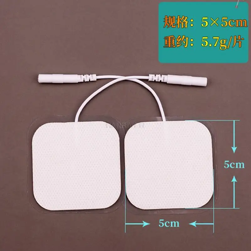 2.0 pinholes, a pair of postpartum rehabilitation self-adhesive silicone non-woven physiotherapy electrode massage stickers