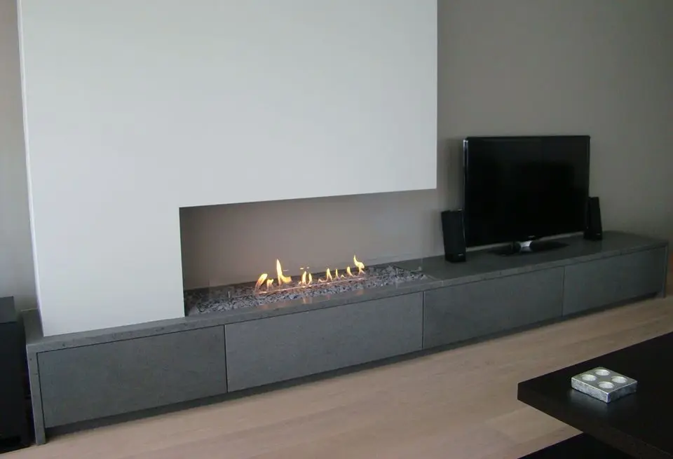 

Inno-Fire 18 inch biofireplace smart home remote wifi bio fuel fire place