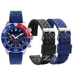 New Fuerman Rubber watch strap 20mm 22mm Designed Quick Diving Waterproof  Bracelet FKM Fluorine Rubber for s-eiko Ti-ssot