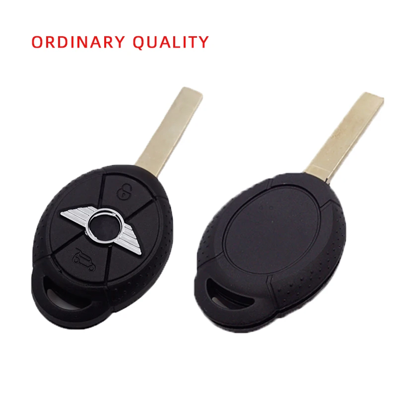 Xinyuexin Remote Car Key Shell Fob Cover Case for BMW Mini Cooper S R50 R53 2005-2007 3 Button Replacement Key Housing Cover