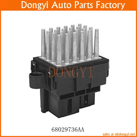 

Auto Blower Motor Resistor 68029736AA