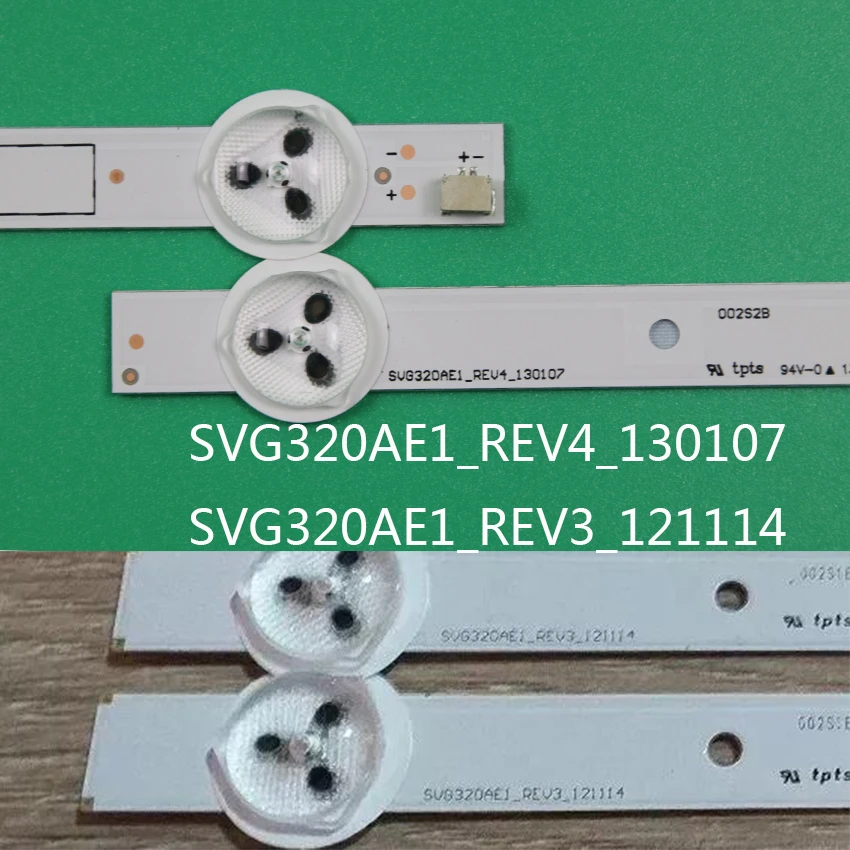 624mm 3V LED TV Bands For SONY SVG320AE1_REV4_130107 LED Bars Backlight Strips SVG320AE1_REV3_121114 Line Rulers Array S320DB3-1