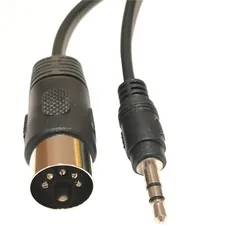 Din 5Pin wtyk 5 pin męski do 3.5mm złącze Stereo kabel Audio 0.5m 1.5m 3m