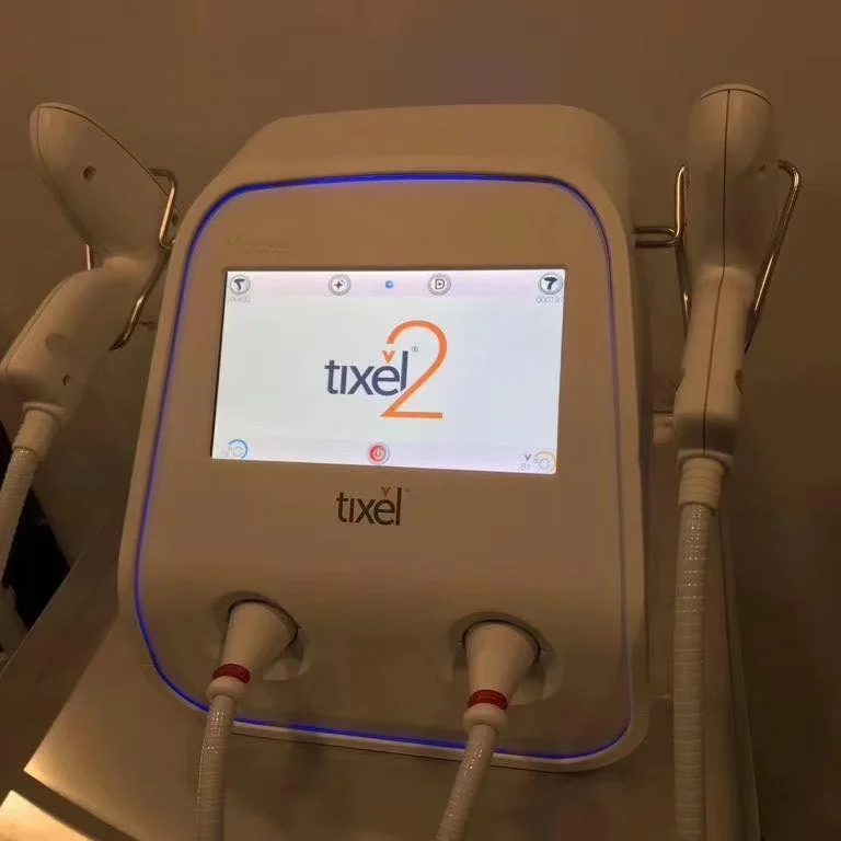 Tixel 2で1 rfフラクショナル機抗にきび毛穴スキンケアツールストレッチマーク機
