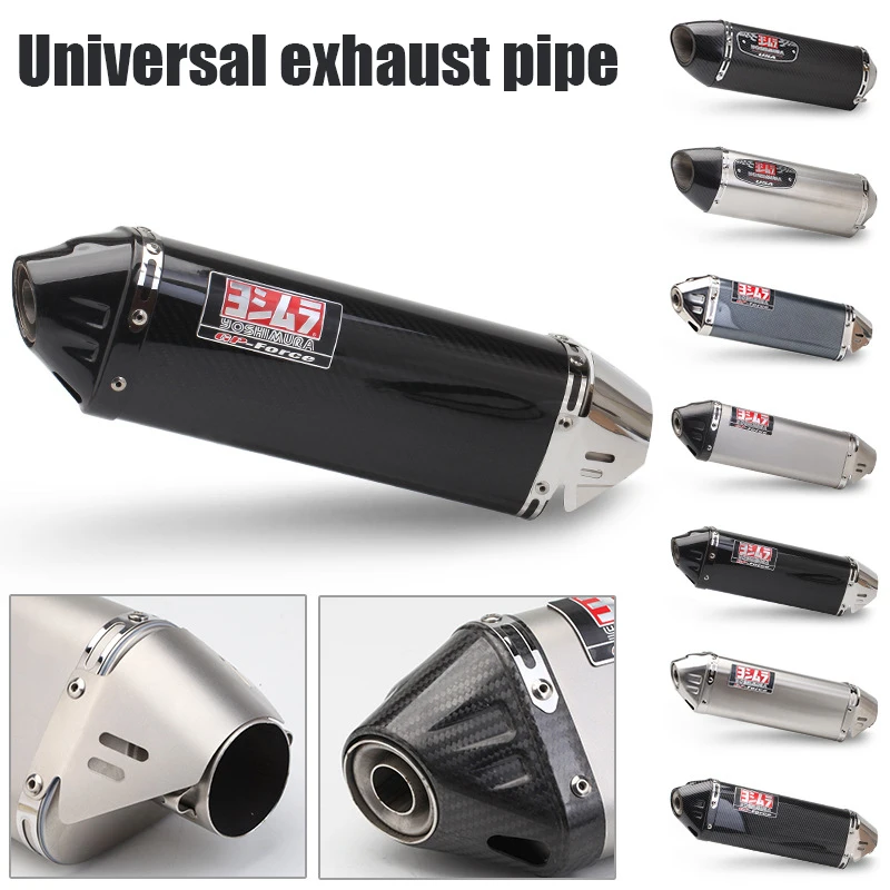 

For Yoshimura Honda R1 R3 R6 Universal Modified Motorcycle Exhaust Pipe Escape Moto Muffler DB Killer Carbon Fiber 51mm