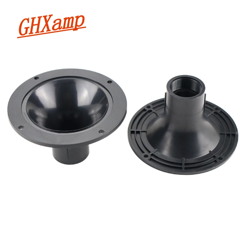 GHXAMP 127mm Tweeter Horn Round Treble Mouth Screw Horn Interface Professional Speaker ABS plastic Horn Adapter Plate 2pcs