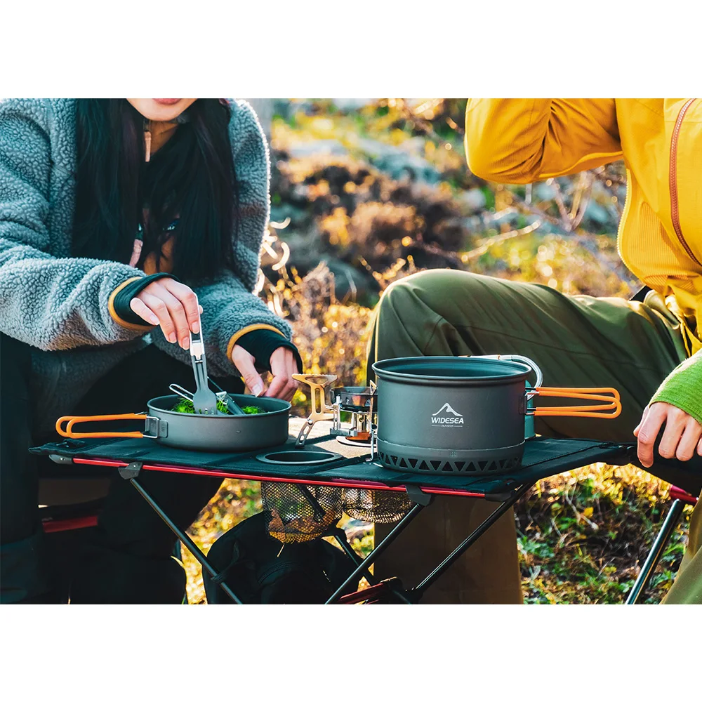 Widesea Camping składany stół turystyczny piknik Pliante kolacja składane meble podróżne sprzęt dostarcza turystyka wędkarstwo na świeżym powietrzu