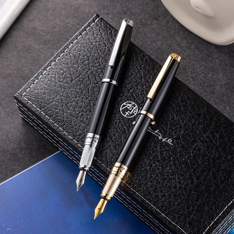 

Picasso 918 Black & Silver Trim Pimio Dreamy Polka Metal Fountain Pen Iridium Fine Nib Optional Nostalgic Fountain Pen