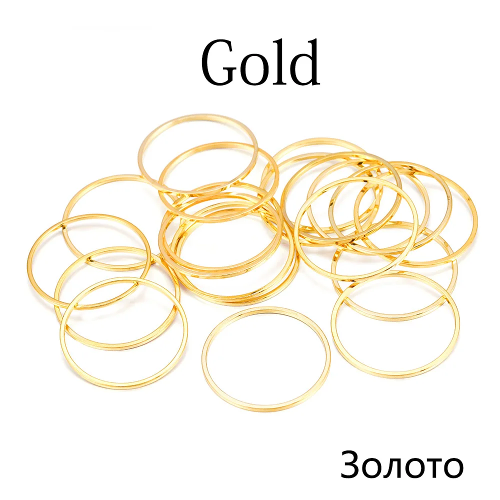 20-50 stücke Ohrringe machen 8-60mm Creolen Ohrring Drähte Anschlüsse geschlossene Kreis ringe für DIY Anhänger Schmuck herstellung Zubehör – Detail 9