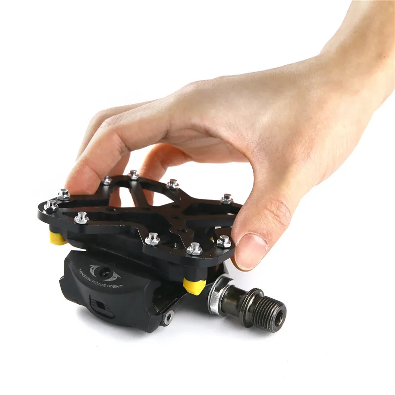 MTB road bike self-locking pedal to normal pedal for Shimano SPD and SPD-SL LOOK Keo Keo2Max S-Track and Delta pedal systems