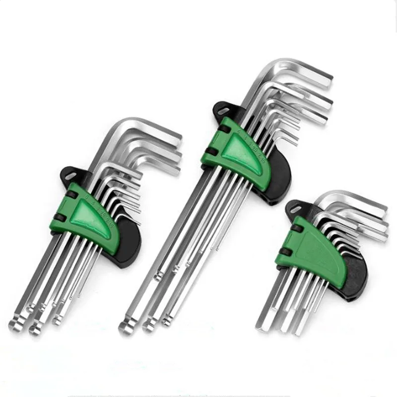 

9PCS S2 Hex Wrench Allen Key Torque Wrench Kit Herramientas De Mano Spanner For Repair Bicycle Hand Tool Set