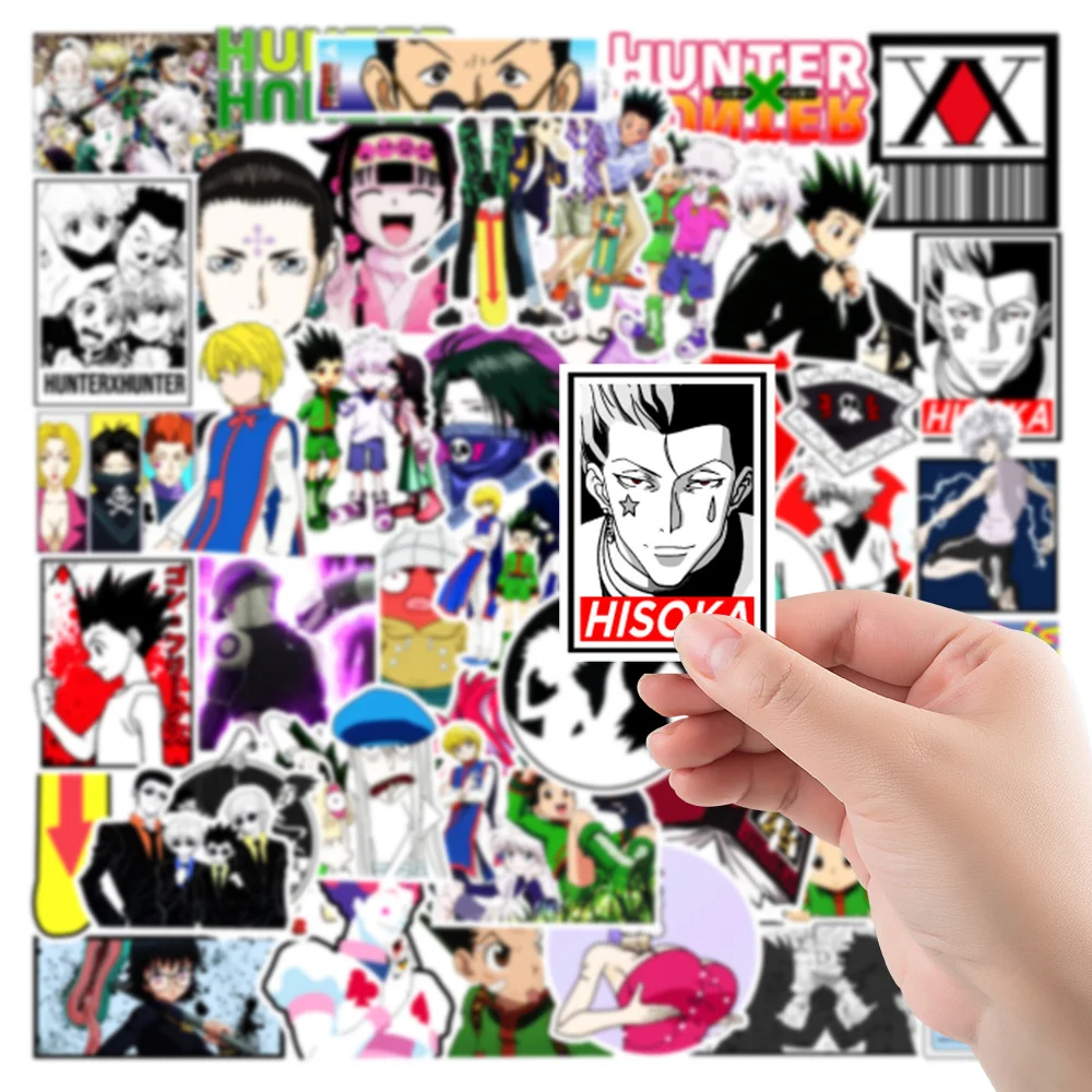 10/30/50PCS New Hunter x Hunter Graffiti Anime Laptop Guitar Motorcycle Luggage Skateboard Bike Waterproof Sticker Wholesale