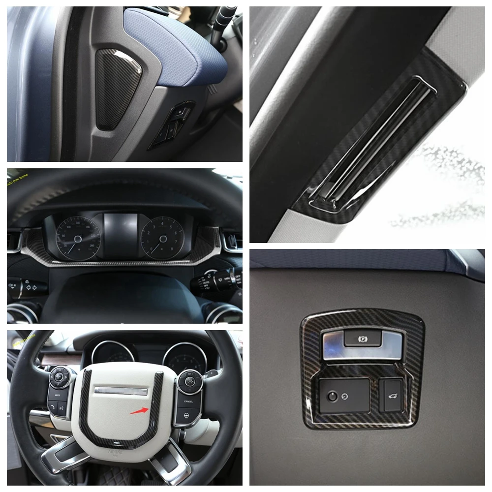 

Accessories Pillar A Air AC Outlet Vent / Dashboard / Steering Wheel Cover Trim Fit For Land Rover Range Rover Velar 2018 - 2022