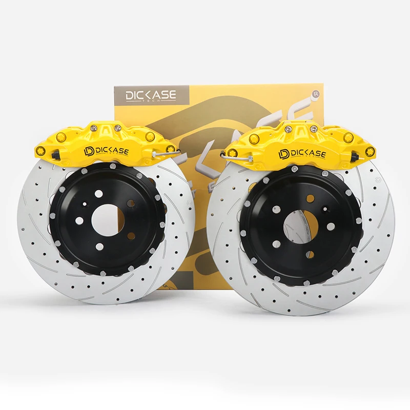 Dicase High performance yellow Brake Kit GT6&GT4 front Brake Caliper floating disc for bmw e90 m3 19inch rims