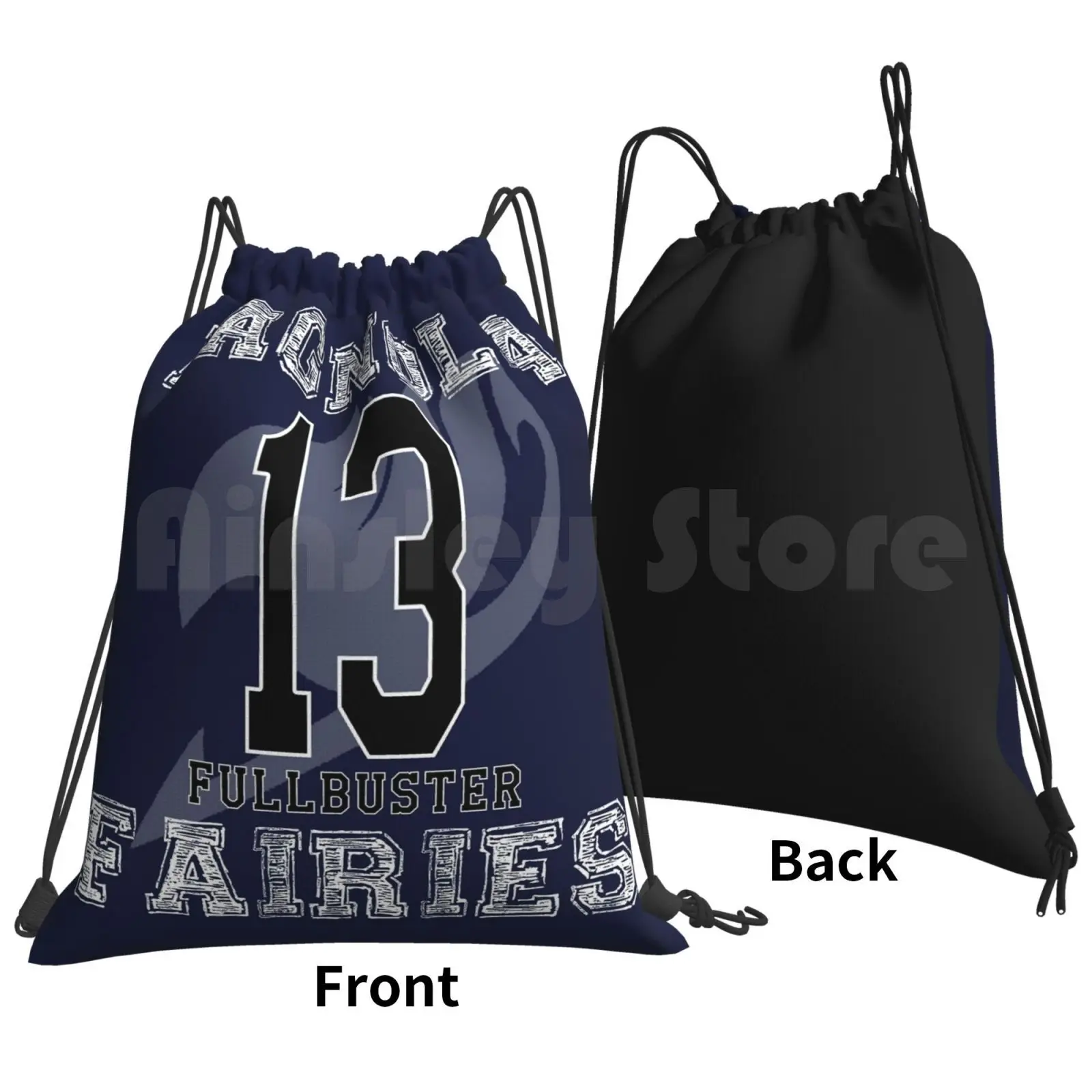 Magnolia Sports-Fullbuster Backpack Drawstring Bag Riding Climbing Gym Bag Fairy Tale Hiro Mashima Guild Wizard