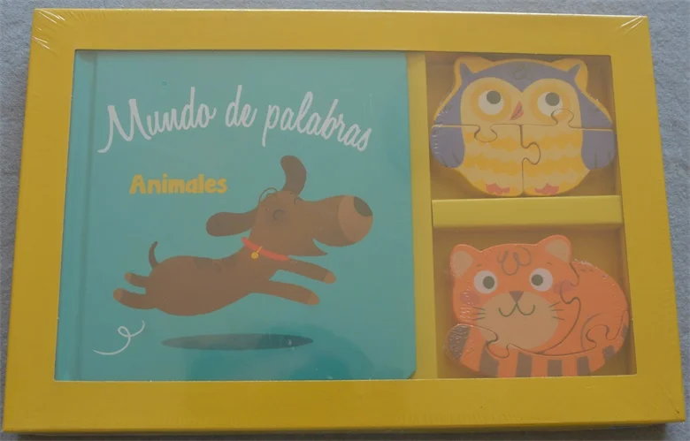 

Parent Child Kids Spanish Book Carhildhood Education Enlightenment Animals Knowledge Learning Reading Box Book Age 1 up