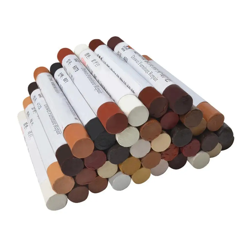 1pc Wax Wooden Furniture Floor Repair Pens Damaged Materials Crayons Repair Repair Scratch O8N8