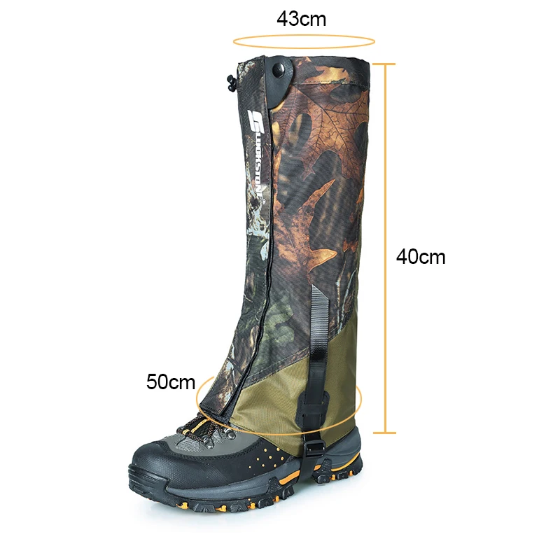 Camping Hiking Snow Legs Protection Camouflage Foot Cover Ski Boot Travel Shoe Scratch-Proof Insect Bite Leggings Gaiters