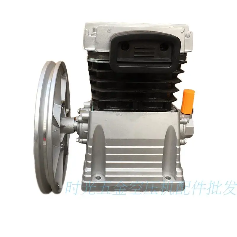 Bomba de cabeza de compresor de aire, cabezal de bomba de doble cilindro tipo pistón de 2,2 kW, 1300rpm, 1 etapa, 11 construcción de cabezal de barra